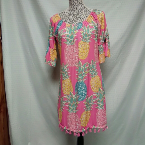 Simply southern dresses pineapple Clearance